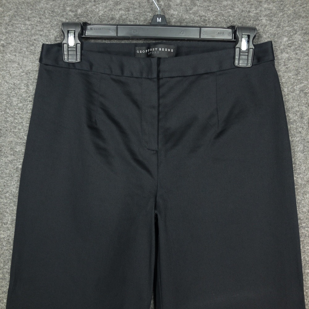 Vintage Geoffrey Beene Sport Cropped Pants Floral Embroidered Woman's 4 Stretch - Picture 2 of 12